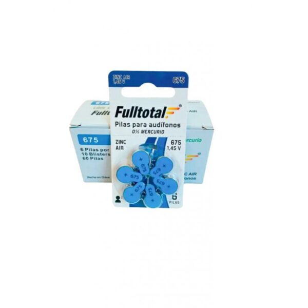 PILA AUDIOLOGÍA 675 1.45 V FULLTOTAL X1