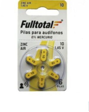 PILA AUDIOLOGÍA 10 1.45 V FULLTOTAL 10 083 10 X1