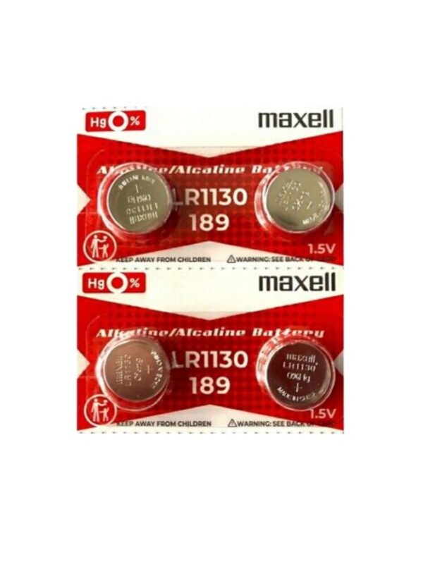 PILA AG10 LR1130 LR54 189 ALCALINA MAXELL X1