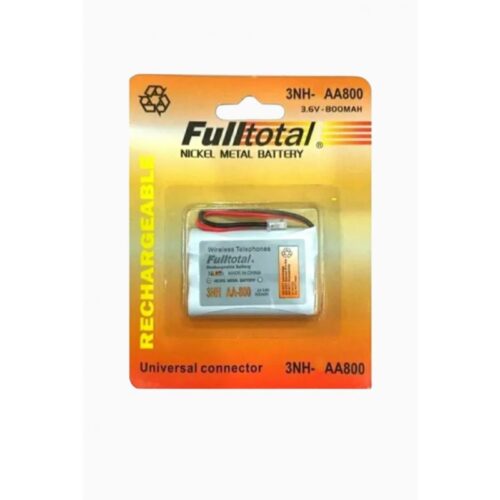 BATERIA RECARGABLE TELEFONIA 3NH AA 3.6 V 800 MAH FULLTOTAL 069 3006