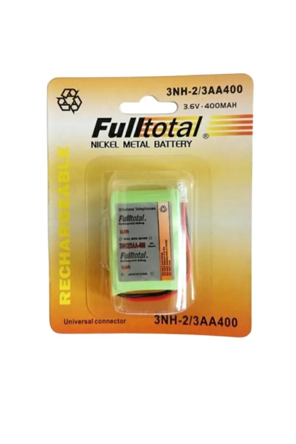 BATERIA RECARGABLE TELEFONÍA 3NH2 / 3AA 3.6 V 400MAH FULLTOTAL 069 3007