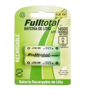 PILA 14500 3.7 V 800 MAH LITIO FULLTOTAL 083 4032