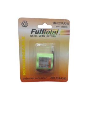 BATERIA RECARGABLE TELEFONÍA 2NH AA 2.4 V 350 MAH FULLTOTAL 069 3008