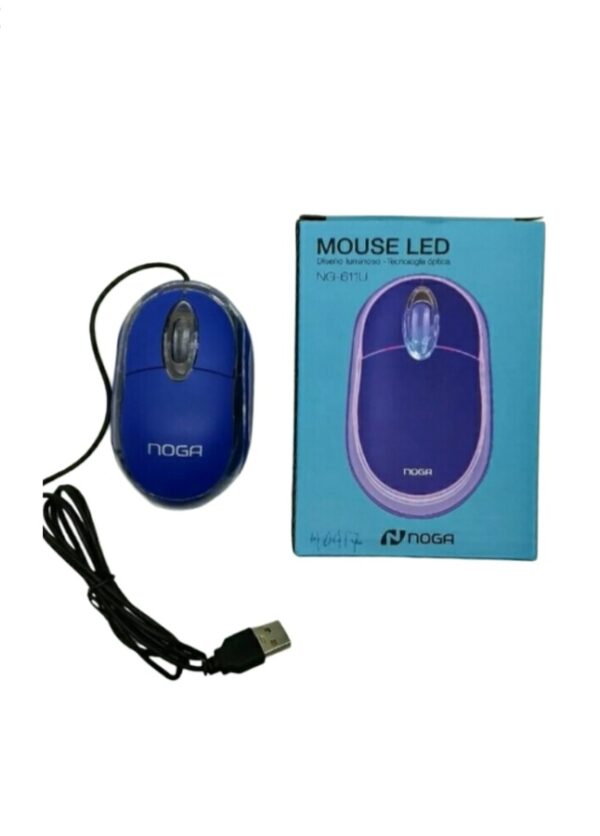 MOUSE OPTICO USB AZUL