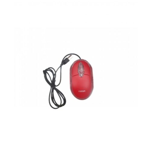MOUSE ÓPTICO USB ROJO NG 611URJ