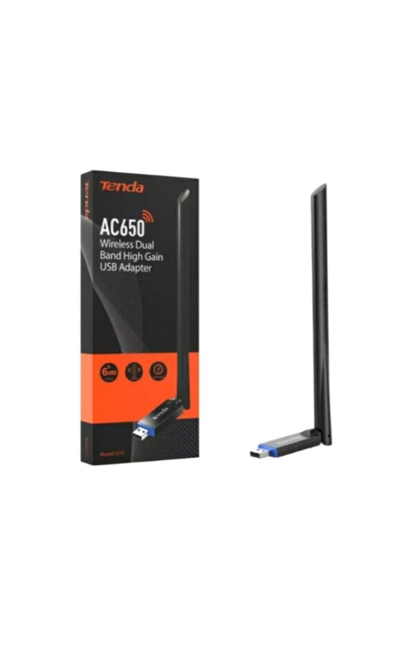 ADAPTADOR RECEPTOR USB WIFI 200 MBPS CON ANTENA DUAL BAND