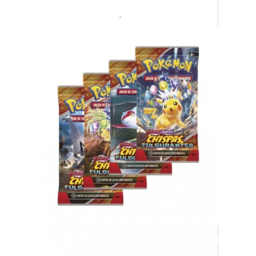 BOOSTER POKÉMON ESCARLATA PURPURA CHISPAS FULGURANTES RP