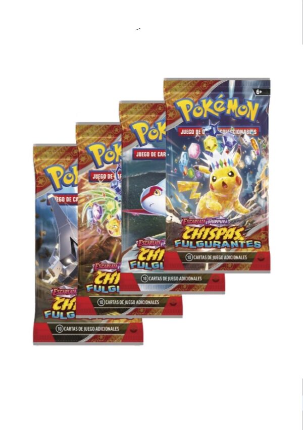 BOOSTER POKÉMON  ESCARLATA PURPURA CHISPAS FULGURANTE COPIA