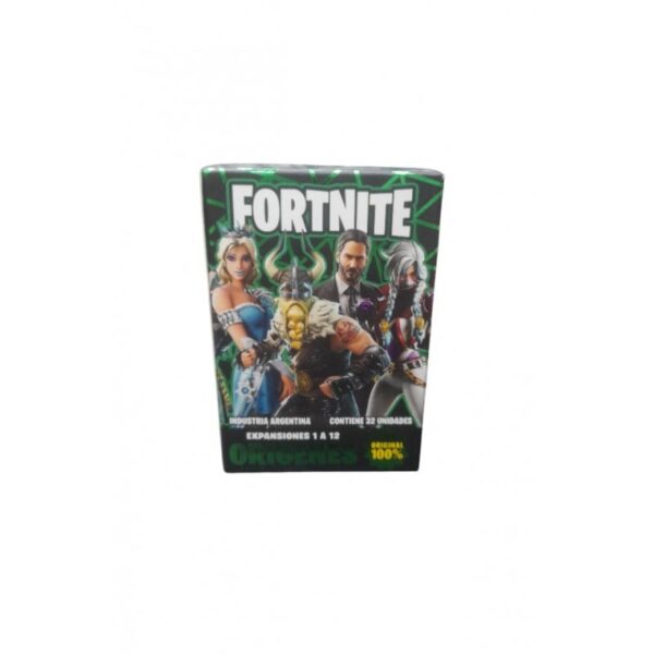 MAZO FORNITE ORIGENES EXPANSIÓN DE 1 A 12 VERDE Y NEGRO