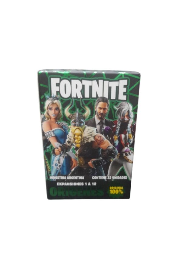 MAZO FORNITE ORIGENES EXPANSIÓN DE 1 A 12 VERDE Y NEGRO