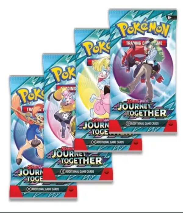 BOOSTER POKÉMON JOURNEY TOGETHER SCARLET Y VIOLET