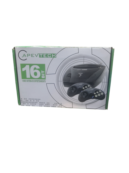 IMG_4892292804230208454 CONSOLA SEGA 16 BITS APEVTECH CAJA BLANCA
