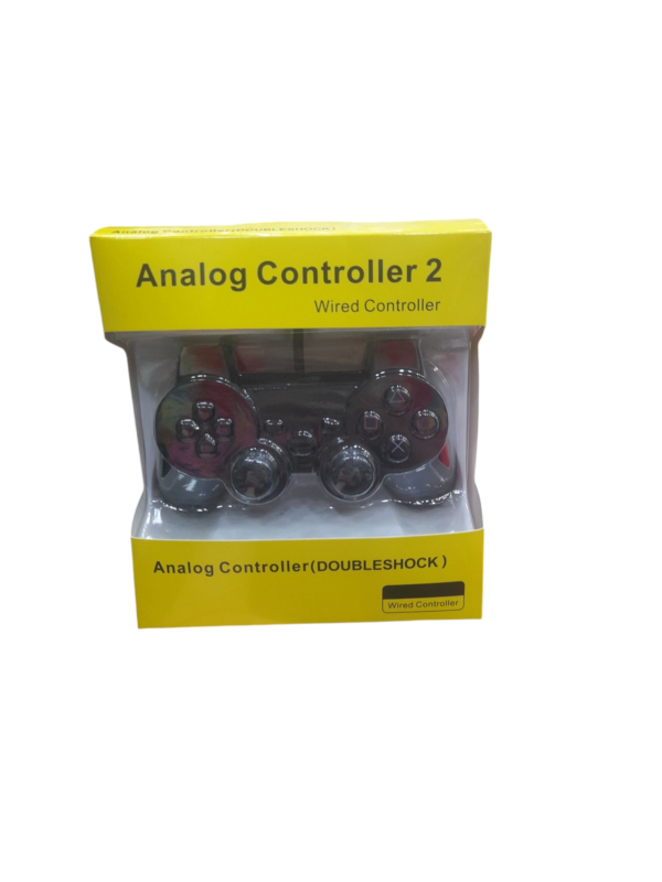 JOYSTICK PS2 CON CABLE BLISTER AMARILLO JPS2W AL