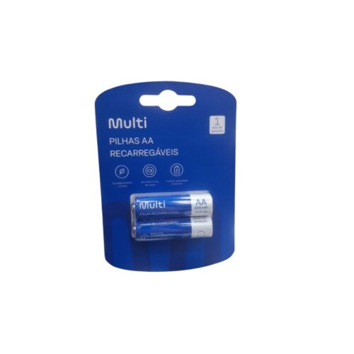 Pilas AA recargable 2500MAH multilaser