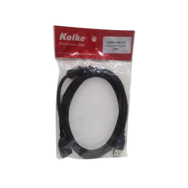 Cable extensor USB 2.0 1.80MT Kolke