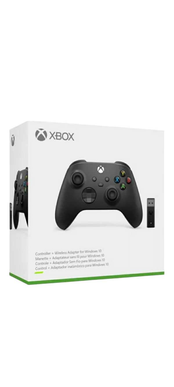 JOYSTICK XBOX ONE series s/x original wireless controler carbon black con cable USB
