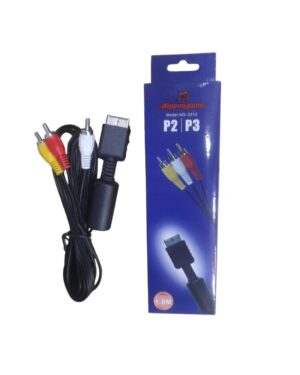 CABLE AUDIO Y VIDEO PS2/PS3 EN CAJA NIPPONGAME 1.8 MT