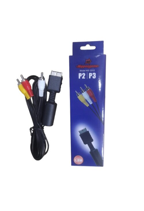 20250405_171541 CABLE AUDIO Y VIDEO PS2/PS3 EN CAJA NIPPONGAME 1.8 MT