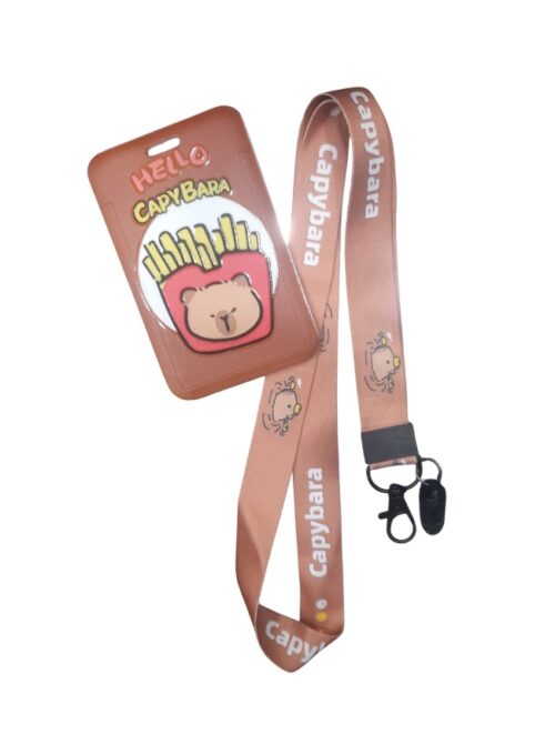 PORTA SUBE TARJETA CAPIBARA PAPAS FRITAS 1