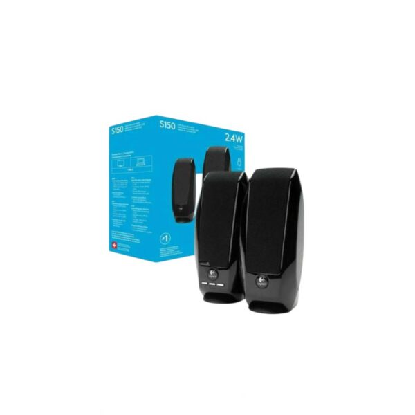 PARLANTE PC LOGITECH S150 BLACK USB 2.4 W