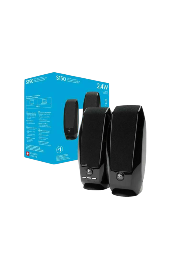 PARLANTE PC LOGITECH S150 BLACK USB 2.4 W