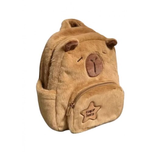 MOCHILA DE PELUCHE CAPIBARA