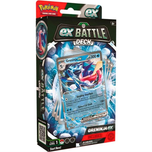 MAZO POKEMON ORIGINAL GRENINJA EX BATTLE DECK 60 CARTAS INGLES