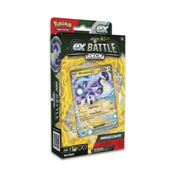 MAZO POKEMON ORIGINAL VICTINI / MIRAIDON EX BATTLE DECK 60 CARTAS INGLES 1409 - Image 2