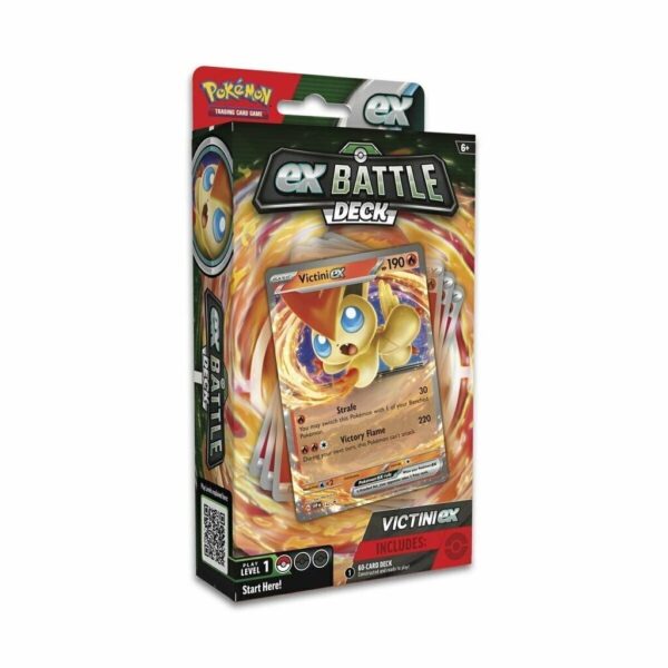 MAZO POKEMON ORIGINAL VICTINI / MIRAIDON EX BATTLE DECK 60 CARTAS INGLES 1409